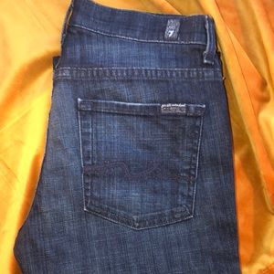 7 for all mankind high waisted bootcut jeans